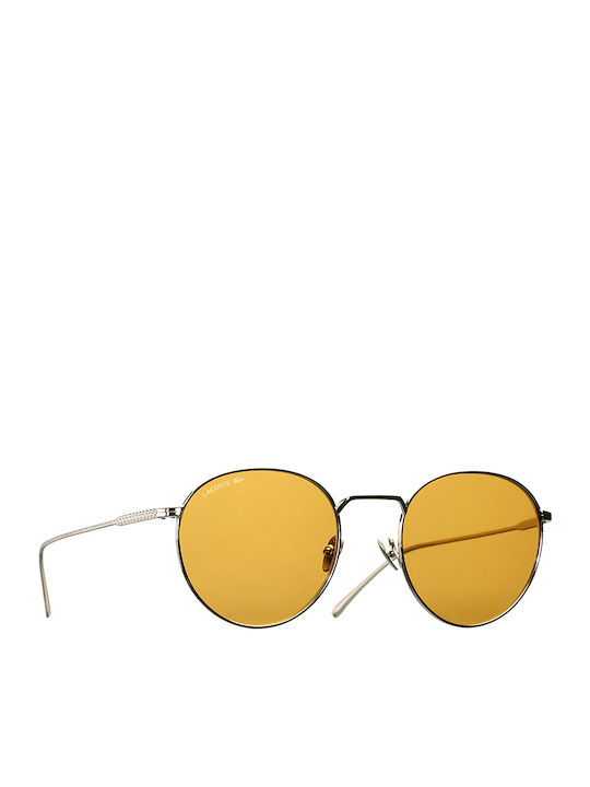 Lacoste Sunglasses Χρυσά with Metal Frame & Yellow Lens Lacoste Sunglasses Χρυσά with Metal Frame & Yellow Lens