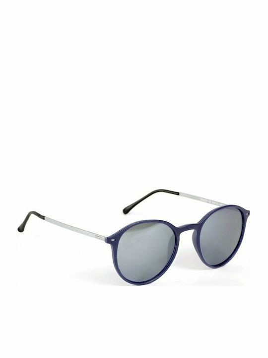 Oozoo Men's Sunglasses with Navy Blue Frame and Blue Lens OSG005-C3