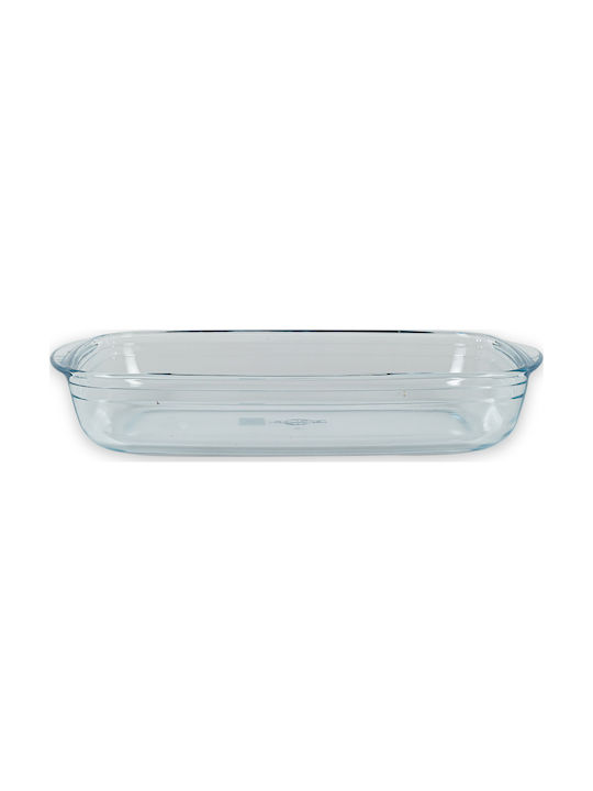 Ocuisine Glass Rectangular Heat-Resistant Cookware 3000ml