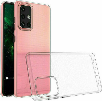 Hurtel Ultra Slim 0.5mm Silicone Back Cover Transparent (Galaxy A72)