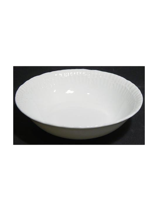 Oriana Ferelli PW2 Porcelain Ice Cream Bowl Λευκό with Diameter 14εκ. 1pcs