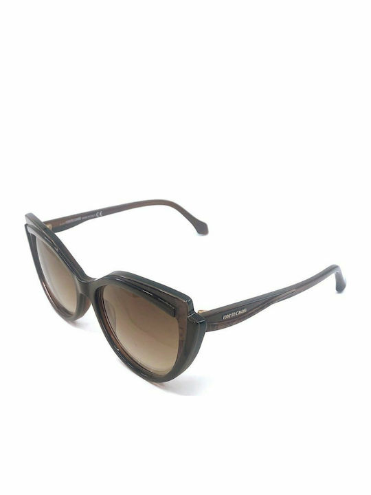 Roberto Cavalli Women's Sunglasses with Brown Plastic Frame RC1052 50G