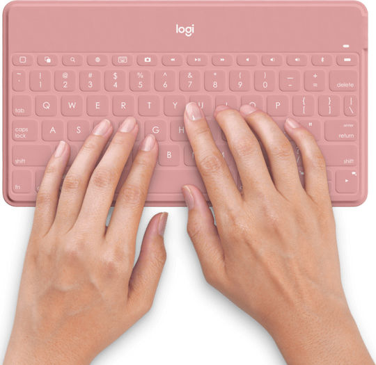 Logitech Keys-To-Go Fără fir Bluetooth Doar tastatura Engleză US Roz