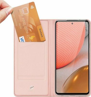 Dux Ducis Skin Pro Synthetic Leather Book Pink (Galaxy A72)