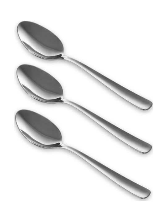 TnS TnS Set Löffel Abendessen Rostfreier Stahl Silber 20cm 3 Stück