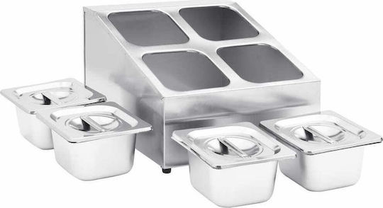 vidaXL Base for Gastronorm Basins Commercial Cooking Accessories 1pcs