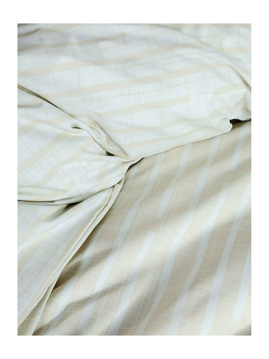 Nima Evenness Σετ Σεντόνια Μονά με Λάστιχο 100x200+32εκ. Beige (3τμχ)
