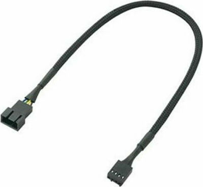 Akasa 4-Pin Molex - 4-Pin Molex Cable 0.3m Black (AK-CBFA01-30)