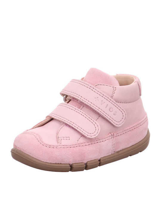 Superfit Μποτάκια Kids Boots with Hoop & Loop Closure Pink