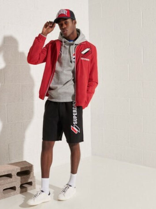 Cagoule Jacke Winddicht Rot