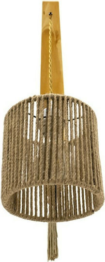 GloboStar Lampă de Perete Vintage Casti cu Soclu E27 Bej 19x20x20 cm