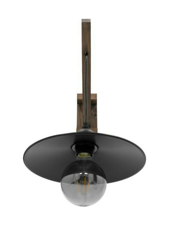 GloboStar Jonas Vintage Φωτιστικό Τοίχου με Ντουί E27 Καφέ 26x50x50εκ.