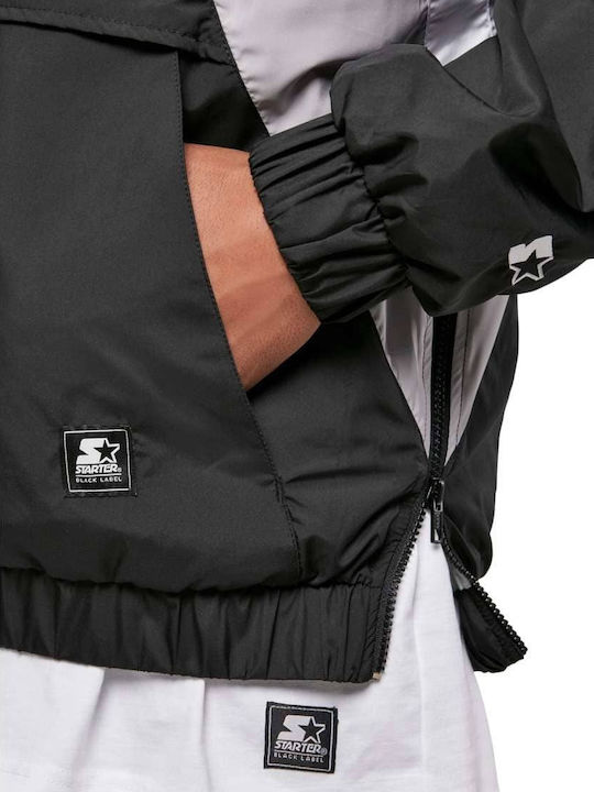 ST094 Winter Jacke Winddicht Schwarz