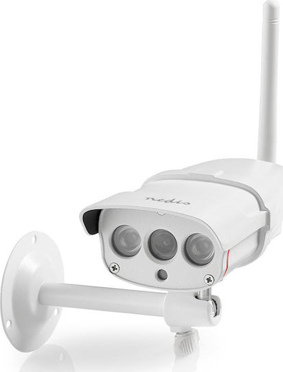 Nedis WIFICO030CWT IP Surveillance Camera Wi-Fi Full HD 1080p Waterproof with Lens 2.8mm