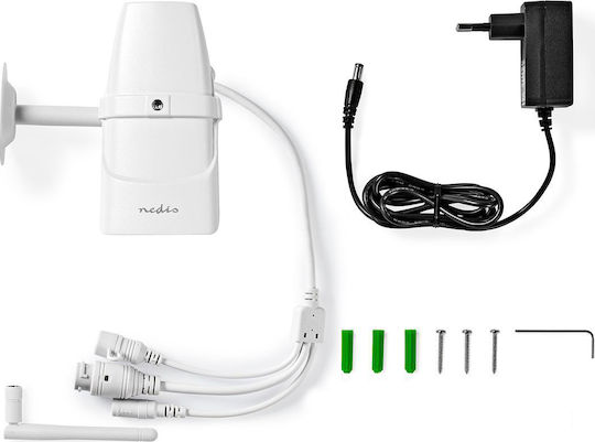 Nedis WIFICO030CWT IP Surveillance Camera Wi-Fi Full HD 1080p Waterproof with Lens 2.8mm