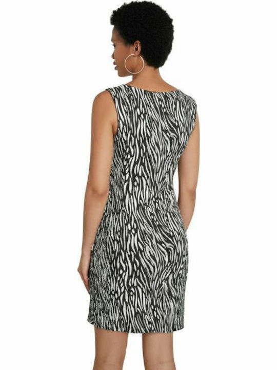 Salt Lake City Sommer Mini Damenkleid Schwarz