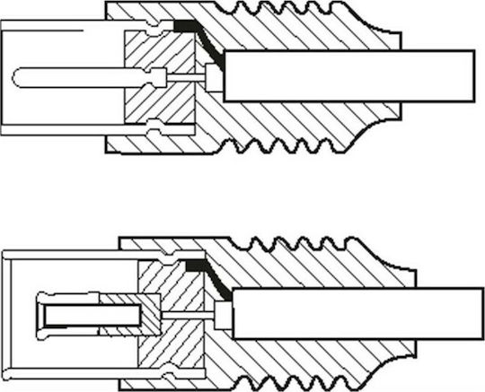 Goobay Kabelantenne Koax-Stecker - Koax-Buchse (11512)