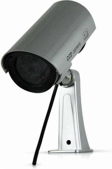 CCD Dummy Surveillance Bullet Camera Silver