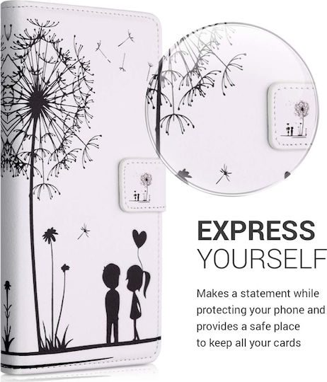 KWmobile Book Δερματίνης Λευκό (LG K41s)