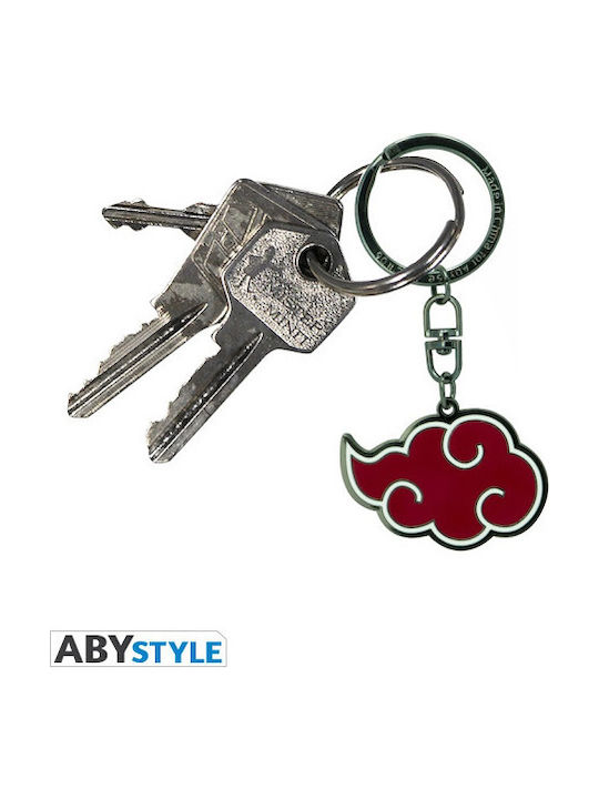 Abysse Keychain Naruto Shippuden Akatsuki Metallic Red