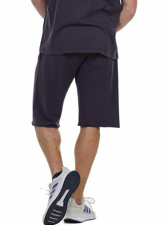 Body Action Sportliche Herrenshorts Blue Grey