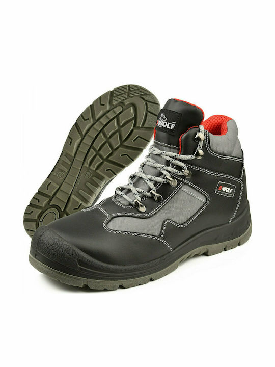 Palltex Vortex Waterproof Boots Safety Black S3 with Certification HI,SRC 510600