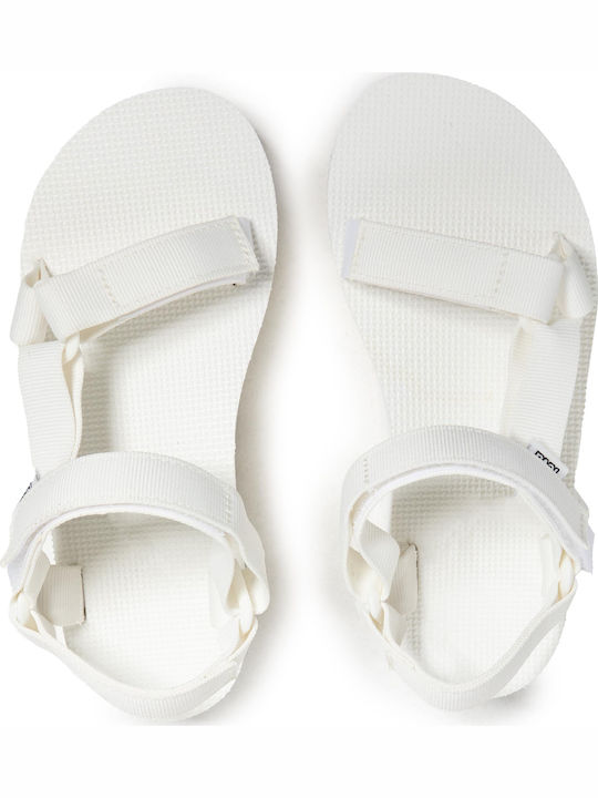 Flatform Universal Women's Flat Sandals Sporty Flatforms in White Color