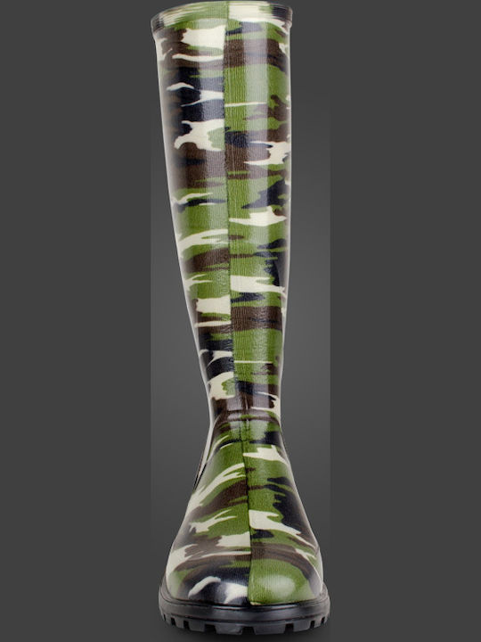 Galaxy Camo Водоустойчиви гумени ботуши за лов в цвят Каки
