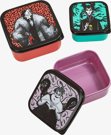 Funko DISNEY VILLAINS Plastik Kinder Lunchset Mehrfarbig 29.5 x 29.5 x 8.5cm