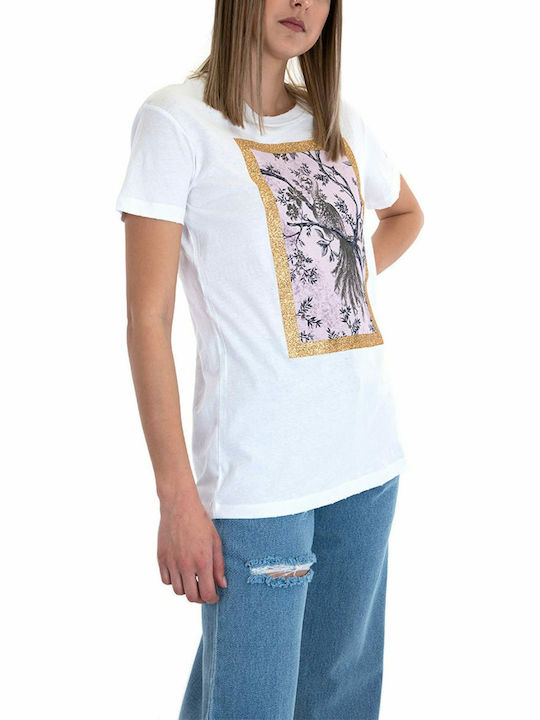 Damen T-Shirt Weiß
