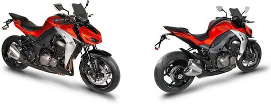 Barracuda Aerosport Motorcycle Windshield & Windscreen Tinted Visor for Kawasaki Z 1000 KN1300/14