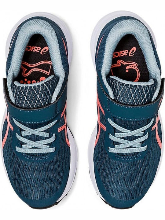 Patriot NVY Kids Sports Shoes Running with Hoop & Loop Closure Black