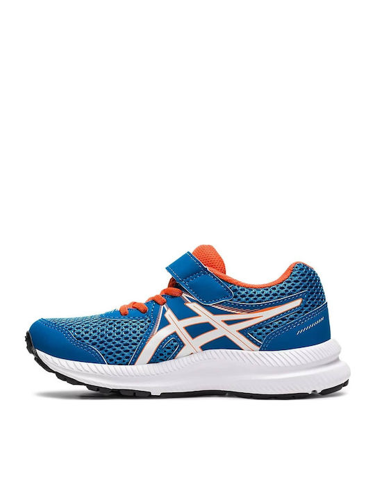 Gt 1000 10 Ps Kids Sports Shoes Running with Hoop & Loop Closure Blue