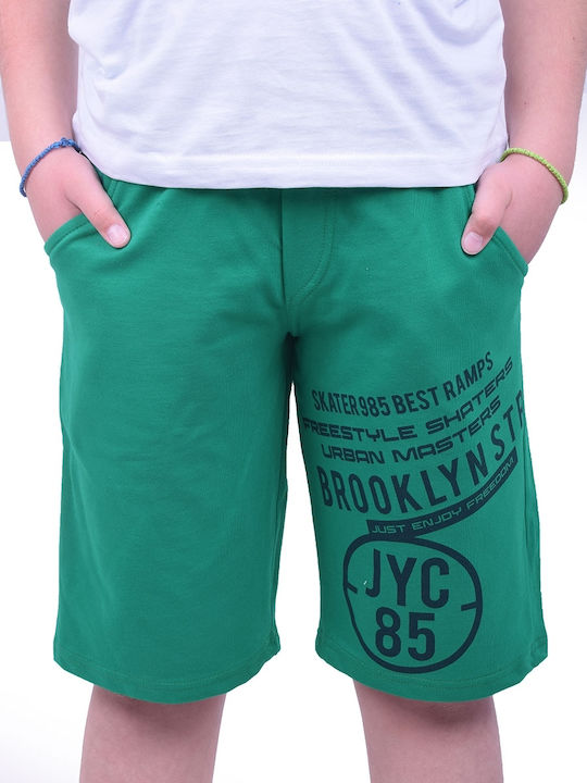 Kids' Shorts/Bermudas Fabric Brooklyn Green