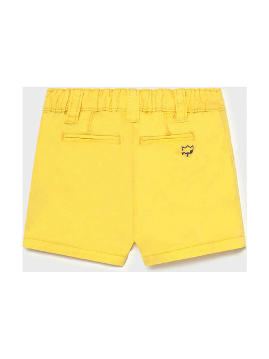 Mayoral Kids Shorts/Bermuda Fabric Yellow