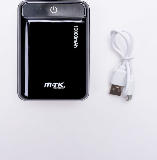 Moveteck K3632 Power Bank 10000mAh με Θύρα USB-A Μαύρο