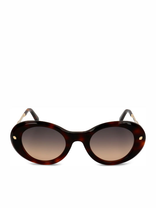 Dsquared2 Γυαλιά Ηλίου Καφέ με Mixed Σκελετό