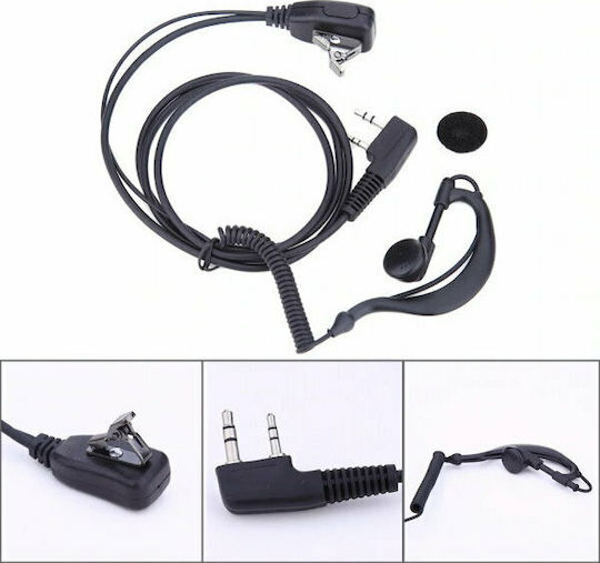 Baofeng Earpiece Wireless Transceiver UHF/VHF Compatible with BF-888, UV-5R & UV-82