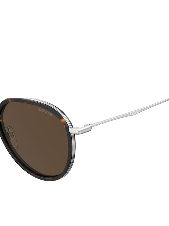 Levi's Unisex Sunglasses with Brown Tartaruga Frame LV5010/S 086/70/S