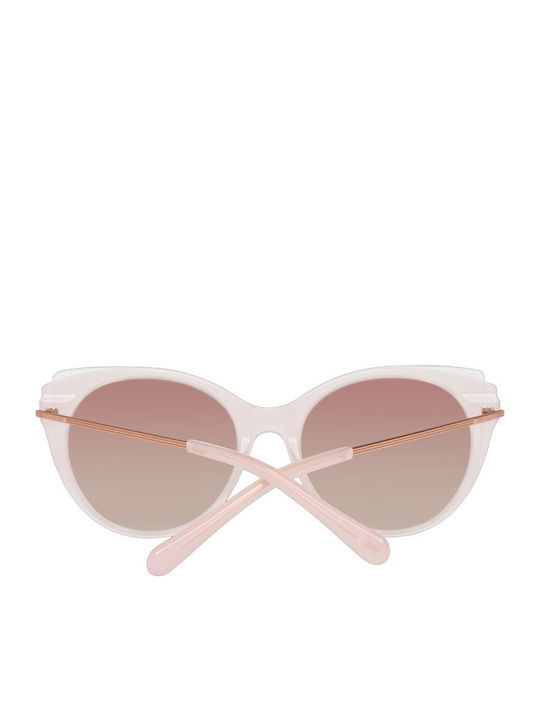 Ted Baker Keyla Дамски Слънчеви Очила с Розова Рамка и Розови Стъкла TB1589 281