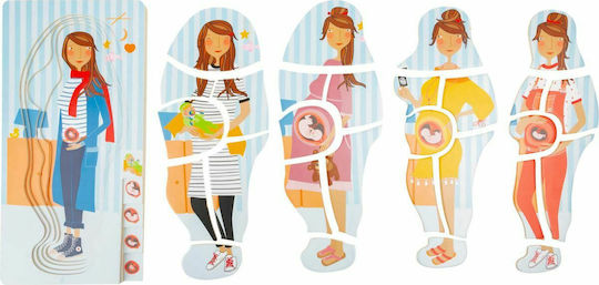 Wooden Kids Puzzle Pregnancy for 4+ years old+ Years 7pcs Small Foot