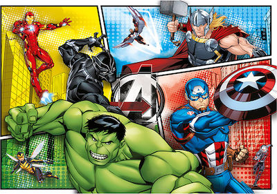 Kinderpuzzle Supercolor Avengers für 6++ Jahre 104pcs Clementoni