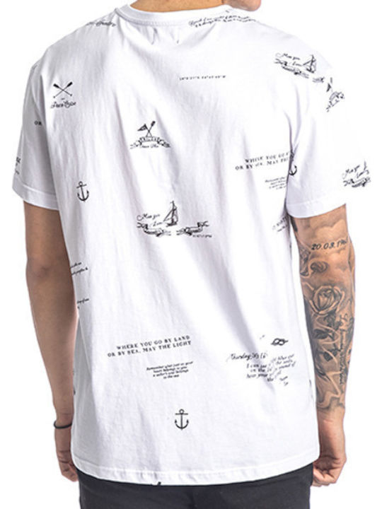 Paco & Co Men's Short Sleeve T-shirt White