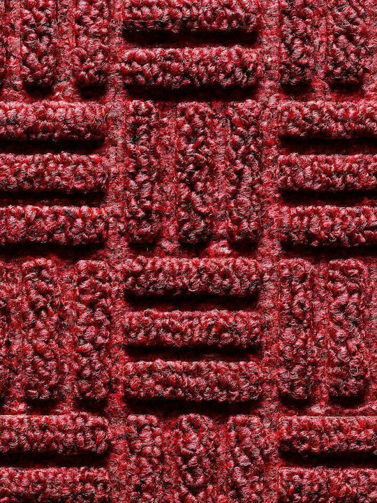 Sdim Entrance Mat Carpet with Anti-slip Backing Supreme 001 Red 40x60cm Thickness 12mm