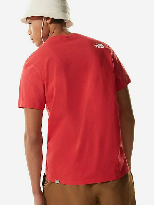 The North Face Easy Men's T-Shirt with Logo Red