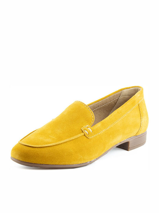 Ragazza Γυναικεία Loafers σε Κίτρινο Χρώμα