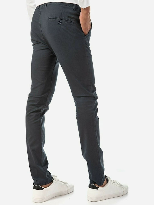 Brokers Jeans 20014-551-442 Ανδρικό Παντελόνι Chino Ελαστικό σε Slim Εφαρμογή Navy Μπλε