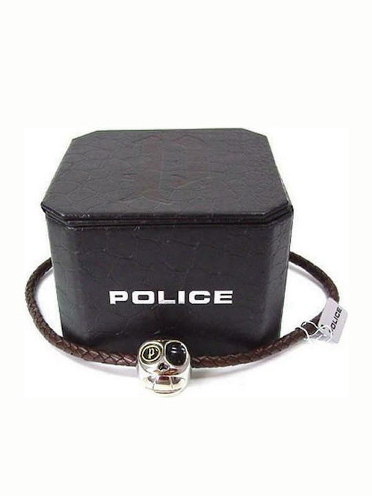 Police Bracelet made of Leather