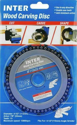 Goizper 753153 Schneidscheibe 115mm mit 13 Zähnen 1Stück