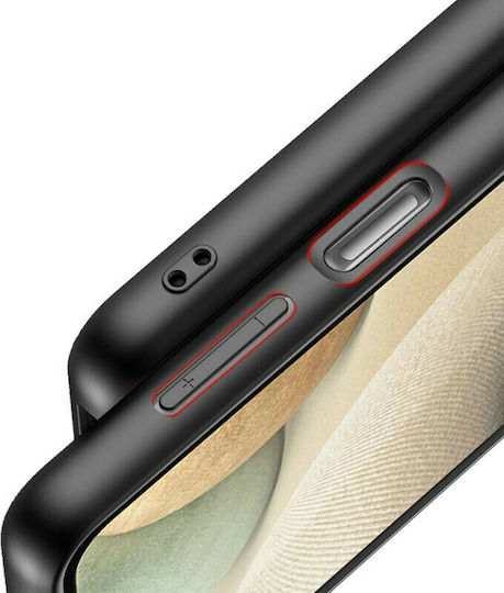 Dux Ducis Fino Задна корица Силикон Черен (Galaxy A12)